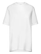 The-Shirt Os W Slit Boob White