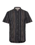 Akleon S/S Cotton Shirt Anerkjendt Navy