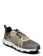 Winsor Trail Low Lace Up Sneaker Light Brown Mesh Timberland Green