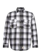 Adrian Cotton Check Shirt Fat Moose Black