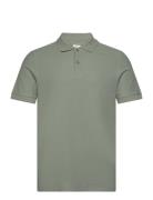 100% Cotton Pique Polo Shirt Mango Green