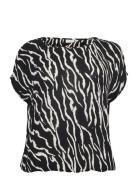 Kcami Stanley Printed Kaffe Curve Black