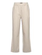 Nlnhill Stripe Reg Pant LMTD Beige