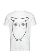 Alder Big Owl Tee - Gots/Vegan Knowledge Cotton Apparel White