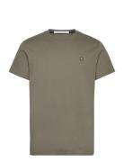 Ck Embro Badge Tee Calvin Klein Jeans Khaki