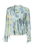 Walerygz P Wrap Blouse Gestuz Patterned