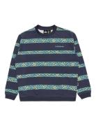 Take Us Back Crew Stripe Yth Quiksilver Blue