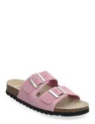 Biaolivia Sandal Suede Bianco Pink