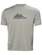 Hh Tech Graphic T-Shirt Helly Hansen Grey