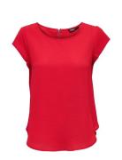 Onlvic S/S Solid Top Ptm ONLY Red