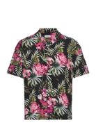 Jjejeff Aop Resort Shirt Ss Sn Jack & J S Pink