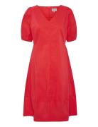Cuantoinett Ss Dress Culture Red