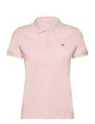 Slim Sheild Cap Sleeve Pique Polo GANT Pink