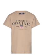 Legend Reg Sj Vin Jr Tee VINSON Beige