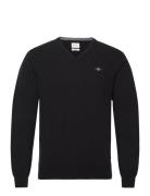 Superfine Lambswool V-Neck GANT Black