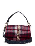 Luxe Leather Crossover Check Tommy Hilfiger Red