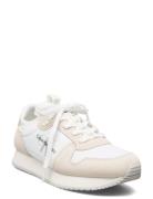 Runner Sock Laceup Ny-Lth Wn Calvin Klein White