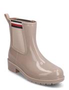 Corporate Elastic Rainboot Tommy Hilfiger Beige