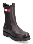 Tjw Warmlined Chelsea Boot Tommy Hilfiger Brown
