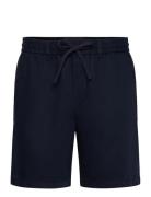 Cotton Linen Short Lyle & Scott Navy