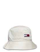 Tjm Elongated Flag Bucket Hat Tommy Hilfiger Cream