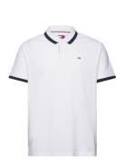 Tjm Reg Solid Tipped Polo Tommy Jeans White
