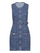Sl Belted Zip Dress Bh7036 Tommy Jeans Blue