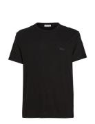 Cotton Linen T-Shirt Calvin Klein Black
