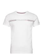 Stripe Chest Tee Tommy Hilfiger White