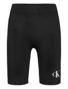 Ck Logo Cycling Shorts Calvin Klein Black