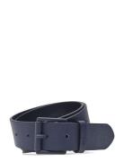Tonal Buckle Leather Belt GANT Blue