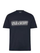 Vibrations Print T-Shirt Lyle & Scott Navy