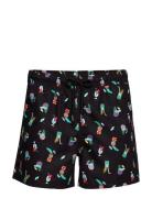 Tiki Soda Swim Shorts Happy Socks Black