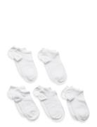 Bb 5P Ankle Sock White Col Lindex White