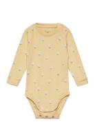 Body Aop Flower Lindex Yellow