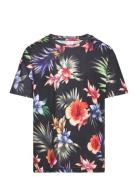 T Shirt Regular Tropical Flowe Lindex Patterned