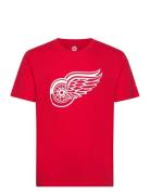 Detroit Red Wings Primary Logo Graphic T-Shirt Fanatics Red