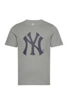 New York Yankees Primary Logo Graphic T-Shirt Fanatics Grey
