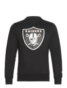 Las Vegas Raiders Primary Logo Graphic Crew Sweatshirt Fanatics Black