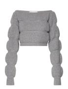 Merino Cropped Knit Cannari Concept Grey