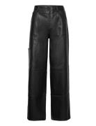 Tjw Daisy Lr Baggy Pleather Pant Tommy Jeans Black