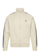 Contrast Tape Track Jkt Fred Perry Cream