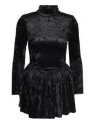 Velvet Mini Dress ROTATE Birger Christensen Black