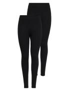 Onllive Love New Legging 2Pack Noos ONLY Black