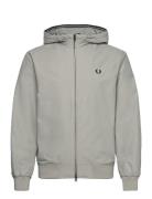 Hooded Brentham Jacket Fred Perry Grey