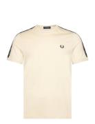 C Tape Ringer T-Shirt Fred Perry Cream