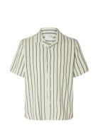 Slhrelax-Sal Shirt Ss Resort Selected Homme Cream