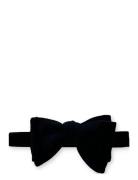 Velvet Bow Tie Portia 1924 Black