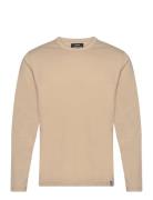 Organic Thor Tee Ls Mads Nørgaard Beige