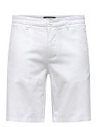 Onsmark 0011 Cotton Linen Shorts Noos ONLY & SONS White